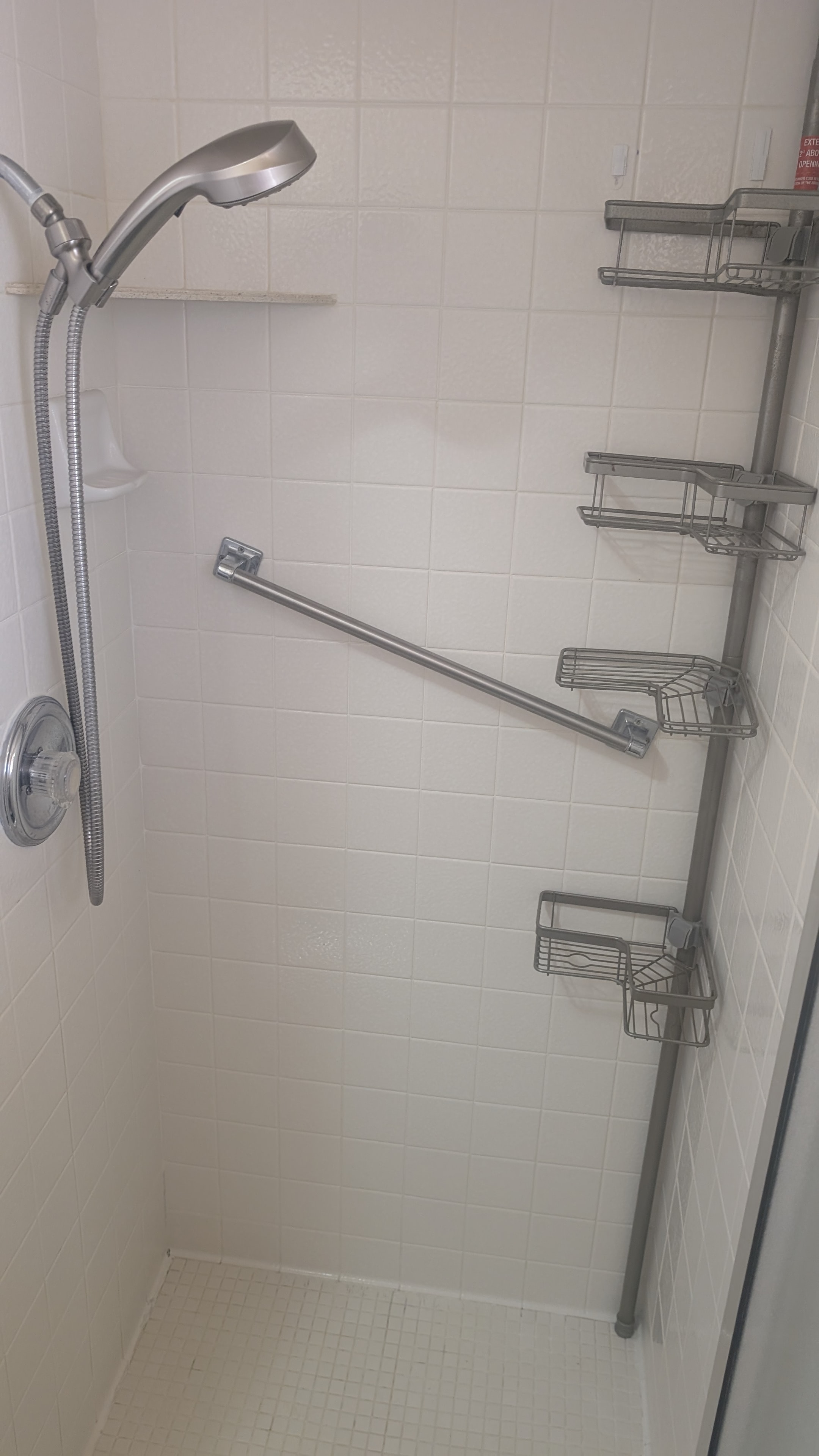 Bathroom shower at Waypoint House